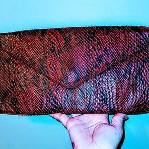4 for $25 Snakeskin Envelope Clutch Purse Wallet